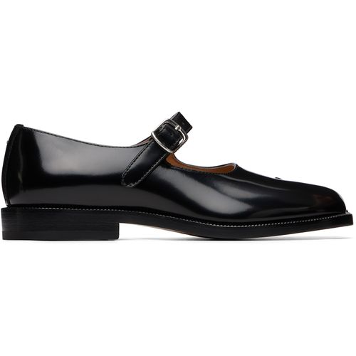 Black Tabi Mary-Jane Loafers