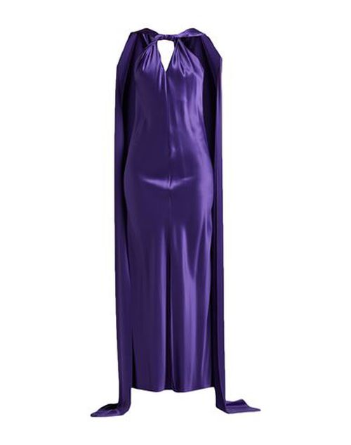 Max Mara Woman Maxi dress Dark purple Size 4 Silk
