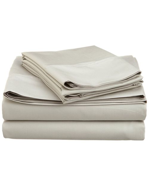 Superior Blend Solid 600 Thread Count Cotton Rich Deep Pocket Sheet Set