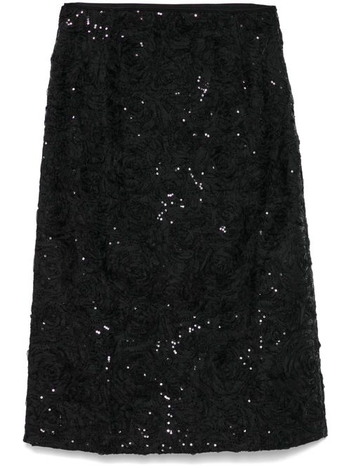 Samina midi skirt - Black