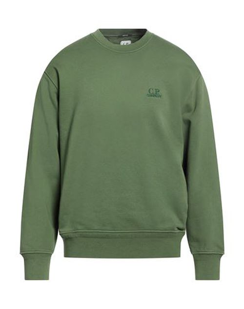 C. p. Company Man Sweatshirt Military green Size 3XL Cotton
