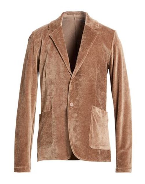 Man Blazer Camel Size M Organic cotton, Modal, Elastane