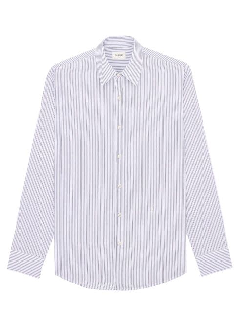Striped Cotton Poplin Cassandre Shirt