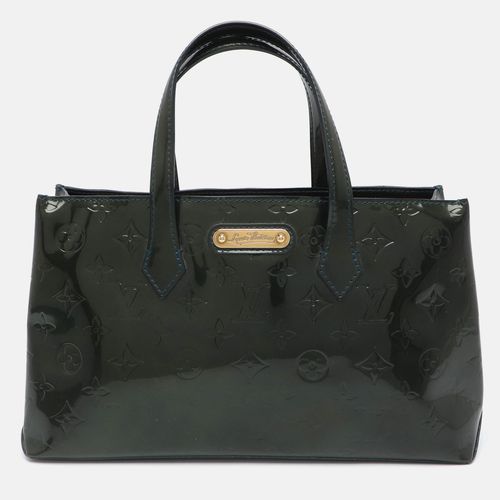 Louis Vuitton Wilshire PM Vert Bronze Monogram Vernis Bag