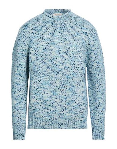 Man Sweater Sky blue Size L Merino Wool