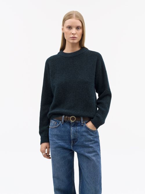 Gwynn RWS Mohair-Merino Pullover für Frauen, Light Ink, XL von Tiger of Sweden
