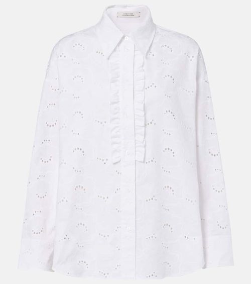 Summer Blossom broderie anglaise shirt