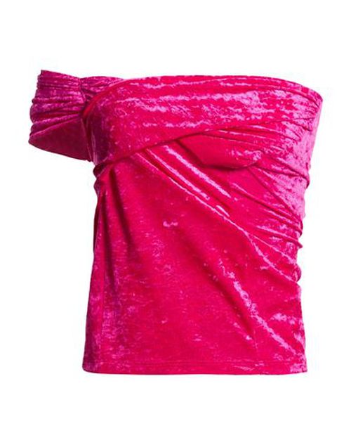 Woman Top Fuchsia Size 2 Polyamide, Elastane