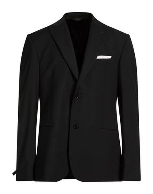Man Blazer Black Size 44 Polyester, Viscose, Elastane