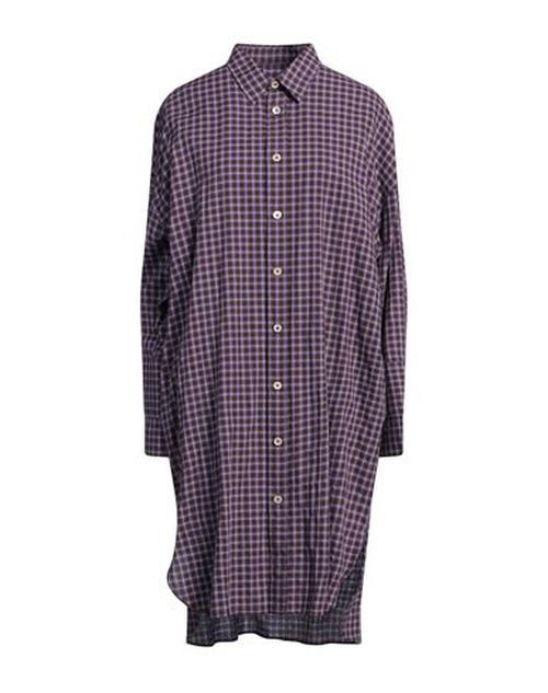 Woman Midi dress Purple Size S Cotton, Elastane