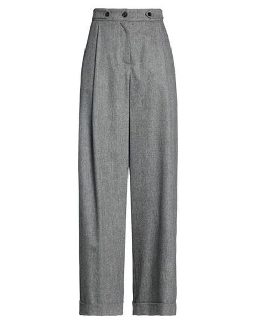 Woman Pants Grey Size 10 Virgin Wool, Cashmere, Elastane