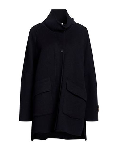 Paltò Fabbrica Woman Coat Midnight blue Size 6 Wool