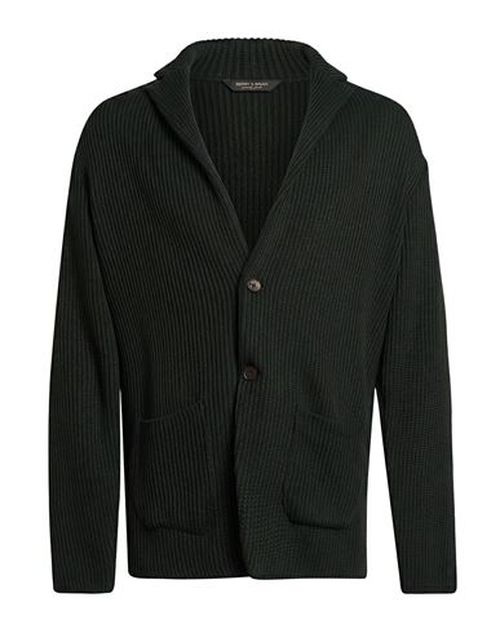 Man Blazer Dark green Size L Acrylic, Virgin Wool