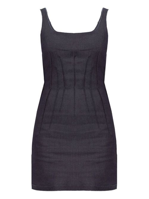 Denim mini dress - Blue