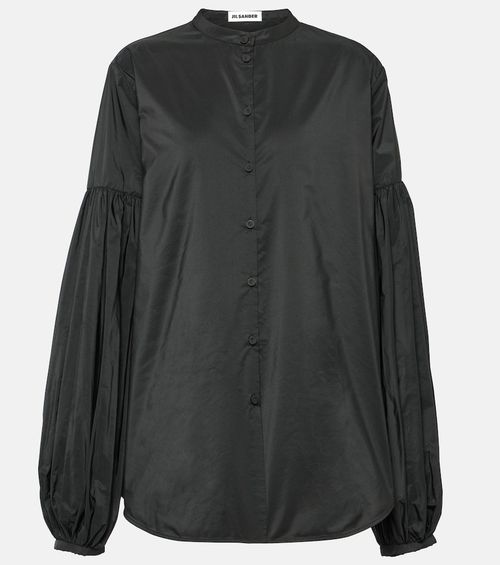 Puff-sleeve blouse