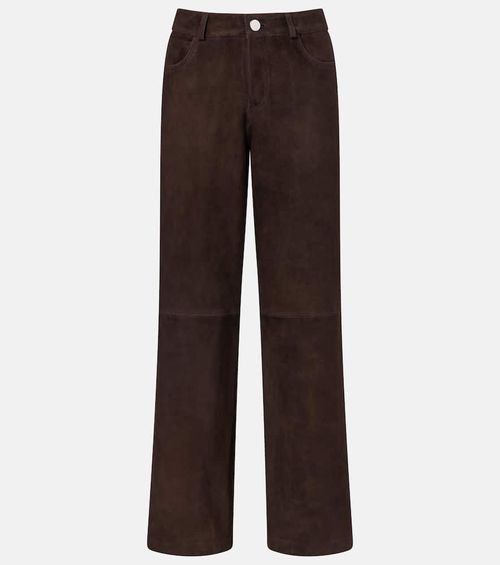 Milo suede wide-leg pants