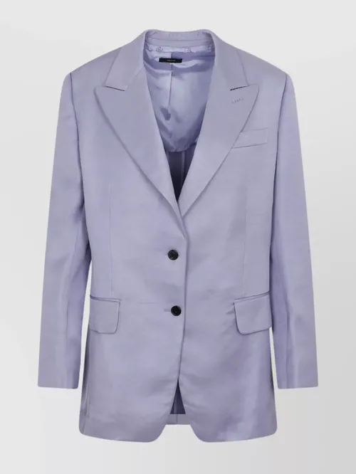 Tom Ford - soft fluid twill boyfriend jacket