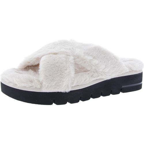Roza Womens Wedges Slip-On Slide Sandals