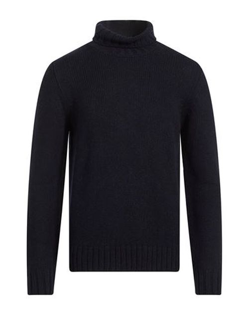 Man Turtleneck Midnight blue Size 42 Baby alpaca wool, Merino Wool