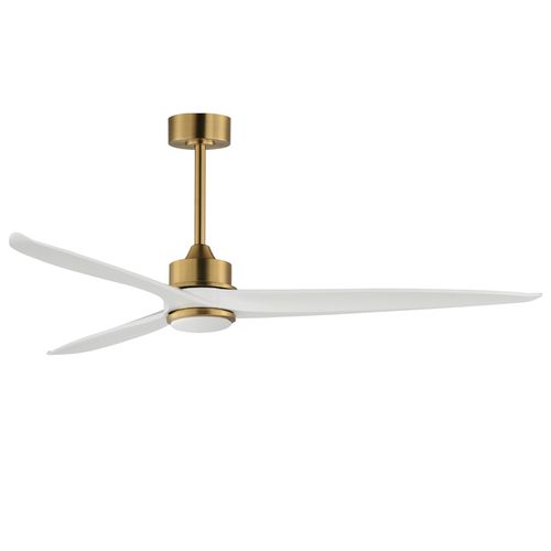 Natural Aged Brass 80"Ceiling Fan from the Woodwind Collection