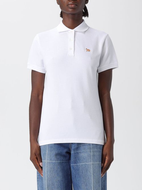 Polo Shirt MAISON KITSUNÉ Woman color White