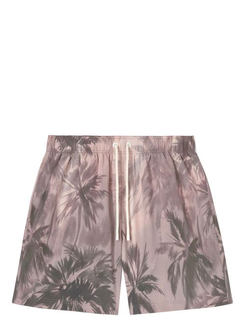 Sunset Palms swim shorts - Neutrals