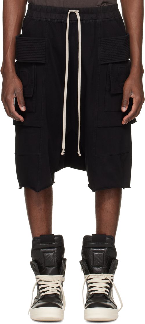 Black Temple Creatch Pods Cargo Shorts