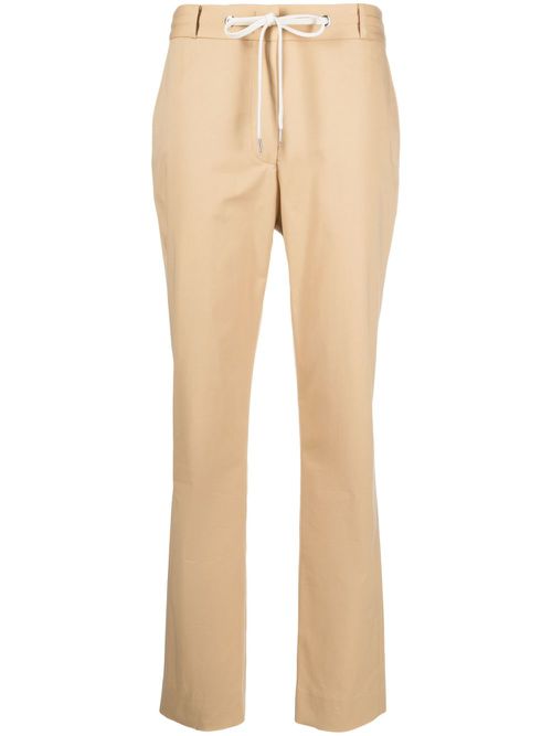 Tapered drawstring trousers - Neutrals