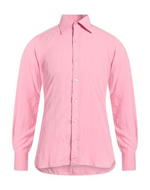 Man Shirt Pink Size 15 ½ Lyocell, Silk