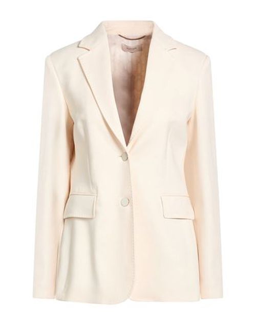 Woman Blazer Beige Size 10 Wool, Elastane, Polyamide