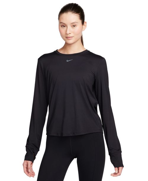 Women's One Classic Dri-fit Long-Sleeve Top - Black/black