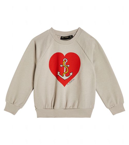 Printed cotton sweatshirt