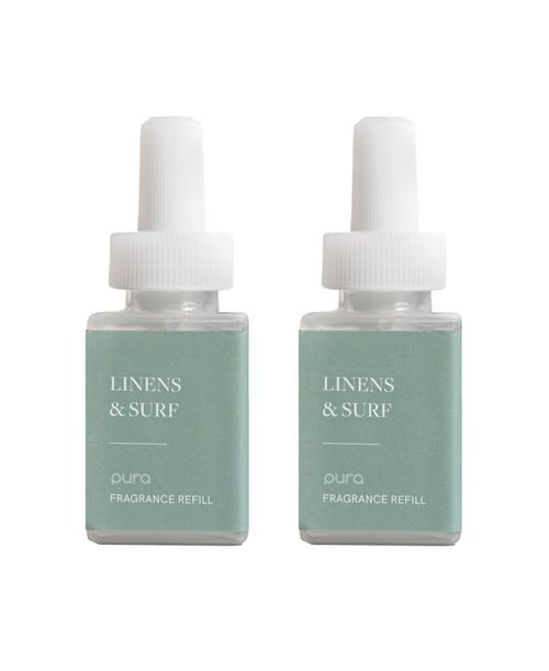 Linens & Surf Smart Home Air Diffuser Fragrance - Smart Home Scent Refill - Up to 120-Hours of Premium Fragrance per Refill - Clean Diffuser Frag