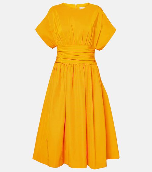 Carolina Herrera Cropped silk and cotton cardigan