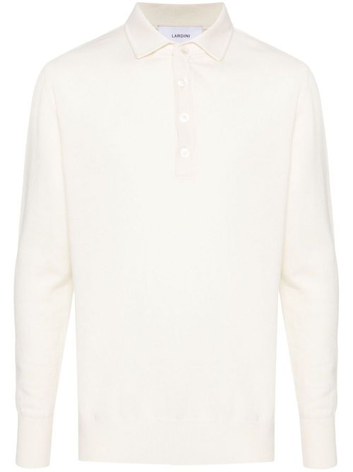 Cashmere polo sweater - Neutrals