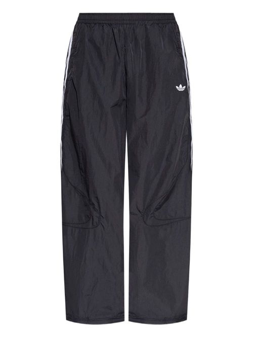 Adidas logo-embroidered trousers - Black
