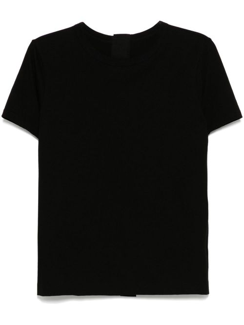 Crew neck cotton T-shirt - Black