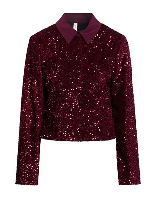 Woman Top Burgundy Size M Polyester