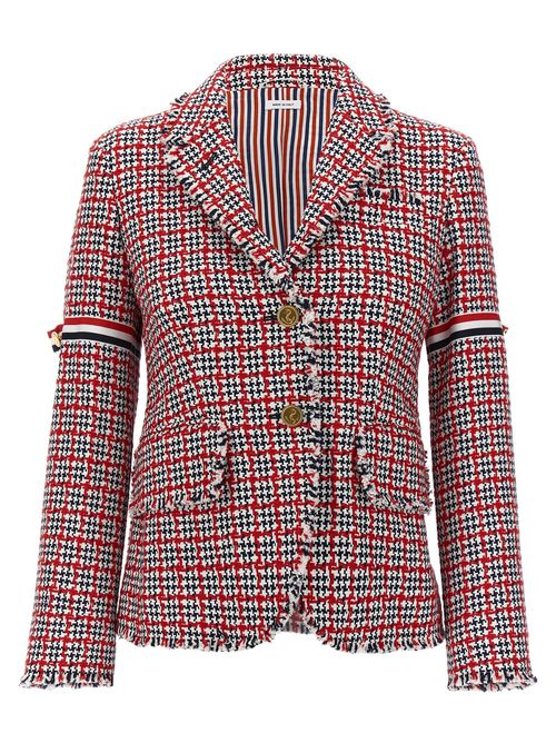 -Tweed Jacket Blazer And Suits Multicolor-Donna