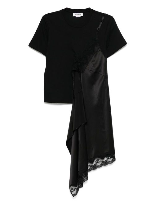 Monse deconstructed t-shirt - Black
