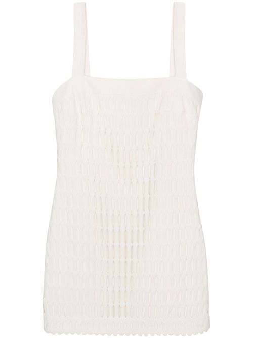 Artemis cotton minidress - White