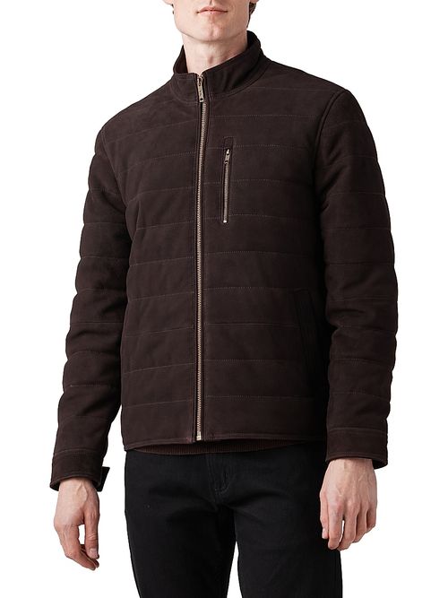 Men's Waverley Suede Jacket - Chocolate