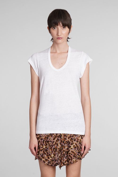 Zankou T-shirt In White Linen