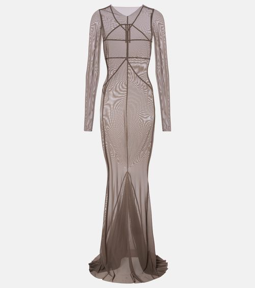 Temple tulle gown