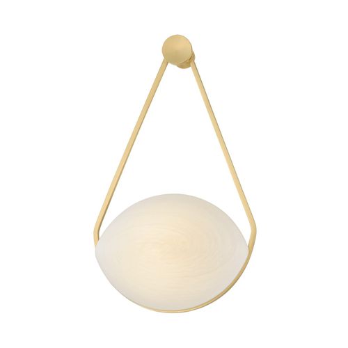 Aged Brass LED Wall Sconce from the Blaina Collection