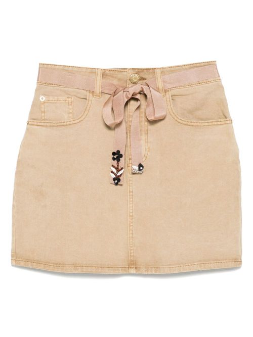 Drawstring skirt - Neutrals