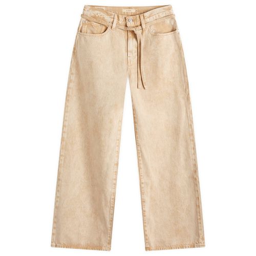 Women's Straight Leg Jeans in Khaki