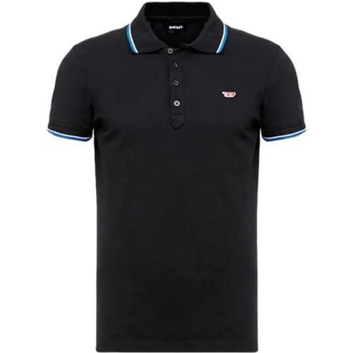Diesel Polo Shirt Mens Black T-Randy Short Sleeve - Sma