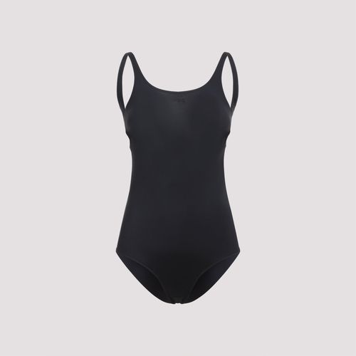 Courrèges Logo-embroidered Cut-out Swimsuit