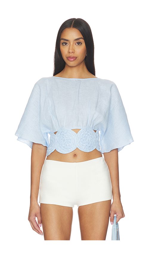 Mayle Vasquez Redondo Top in Baby Blue. XS. Also in